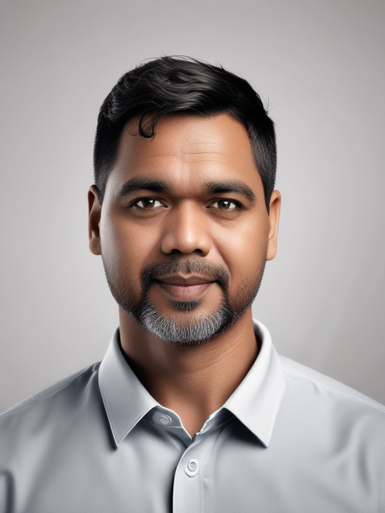 AI Headshot: ID Photo of {prompt}, professional, clean background, headshot portrait photo, white background, Half-body digital photo , realistic, highly detailed, photorealistic, 8k, looking towards the camera
