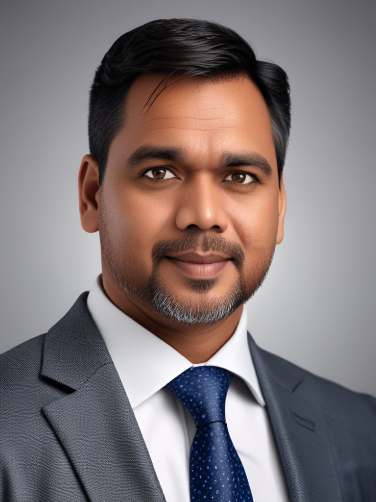 AI Headshot: business headshot of {prompt}, in the office, office background, in a suit, portrait photo,IT office, Half-body digital photo , realistic, highly detailed, photorealistic, 8k, looking towards the camera